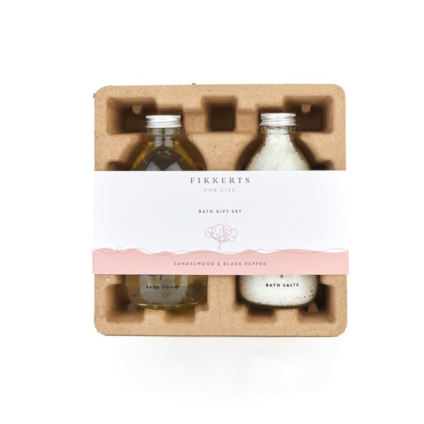 FOR LIFE Sandalwood & Black Pepper, Bath Gift Set 4x