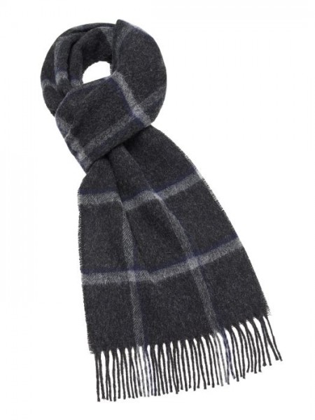 Merino-Scarf-Schal 25 x 190cm SALISBURY Charcoal