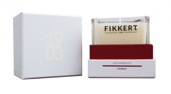 FIKKERTS CANDLES, Rich Amber & Fig 200g