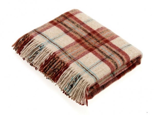 Merino-Scarf-Schal 25 x 190cm OTLEY Damson