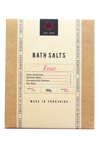 FIKKERTS - FRUITS OF NATURE, Bath Salts Rose 150g