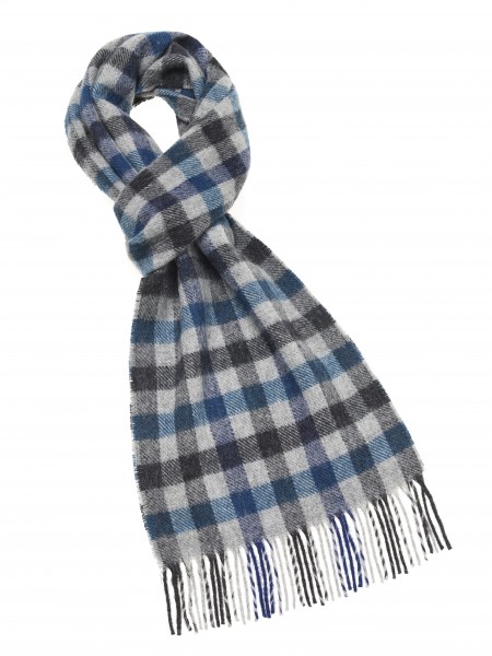 Merino-Scarf-Schal 25 x 190cm WORCESTER Blue