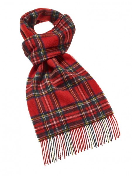 Merino-Scarf-Schal 30x190cm, TARTAN Royal Stewart