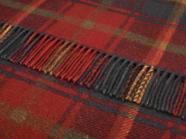 Kniedecke - Tartan Knee Rugs, Dark Maple, 140 x 90 cm