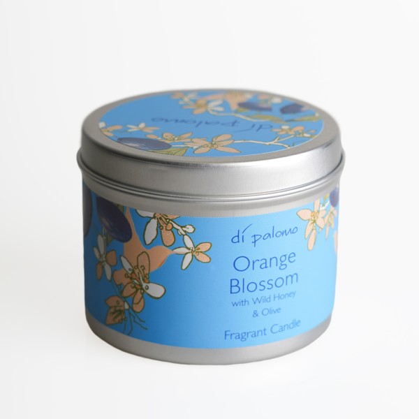 Orange Blossom Tin Candle 200g