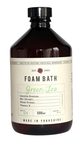 FIKKERTS - FRUITS OF NATURE, Foam Bath Green Tea 500ml