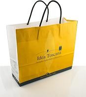 PROMO MATERIAL, Big Shopper bag with cotton handles Idea Toscana