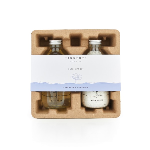 FOR LIFE Lavendel & Geranie, Bath Gift Set 4x