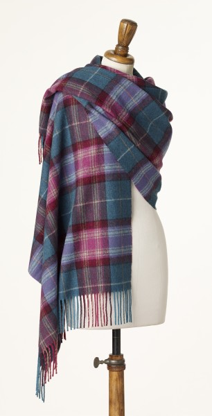 Merino-Stole 70 x 185cm, Threshfield - Jade